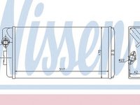 Radiator habitaclu bord MERCEDES-BENZ VARIO autobasculanta NISSENS 72035