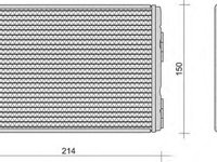 Radiator habitaclu bord NISSAN PRIMERA Hatchback P10 MAGNETI MARELLI 350218294000