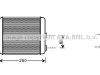 Radiator habitaclu bord OPEL ASTRA F CLASSIC hatchback AVA OL6260