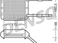 Radiator habitaclu bord OPEL ASTRA F Van 55 DENSO DRR20001