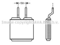 Radiator habitaclu bord OPEL FRONTERA B 6B AVA OL6197