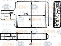 Radiator habitaclu bord OPEL VECTRA B combi 31 HELLA 8FH 351 313-141