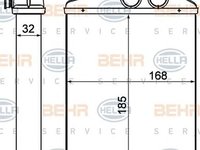 Radiator habitaclu bord OPEL VECTRA C combi HELLA 8FH 351 000-611