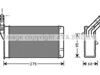 Radiator habitaclu bord PEUGEOT PARTNER Tepee AVA CN6055