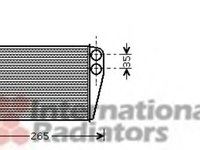Radiator habitaclu bord RENAULT GRAND Scenic II JM0 1 VAN WEZEL 43006354