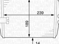 Radiator habitaclu bord RENAULT MASTER II platou sasiu ED HD UD MAGNETI MARELLI 350218316000 PieseDeTop