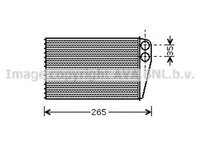 Radiator habitaclu bord RENAULT MEGANE I BA0 1 AVA RT6354