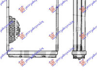 RADIATOR INCALZIRE (180x147) pentru MITSUBISHI, MITSUBISHI COLT 92-95 079306500