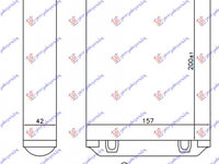 RADIATOR INCALZIRE / CALORIFER (200x157x42), PEUGEOT, PEUGEOT 208 19-23, 629206500