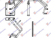 RADIATOR INCALZIRE (CALORIFER) (BR) (200x156x32) -07 , NISSAN, NISSAN X-TRAIL 01-14, 085506510