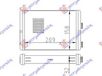 RADIATOR INCALZIRE HABITACLU (B) +/-ΑC (209x158) TIP MARELLI - FIAT PUNTO 99-03, FIAT, FIAT PUNTO 99-03, 036806510