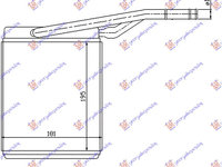 RADIATOR INCALZIRE HABITACLU (BR) (195x180x32) - FORD TRANSIT CONNECT 03-10, FORD, FORD TRANSIT CONNECT 03-10, 098306500