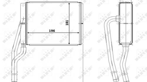 Radiator Incalzire Habitaclu Ford Transit 53206 11-543-855