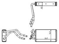 Radiator incalzire habitaclu FORD TRANSIT bus 2.2 TDCi - Cod intern: W20091679 - LIVRARE DIN STOC in 24 ore!!!