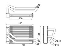 Radiator incalzire habitaclu HYUNDAI SANTA FÉ I (SM) - Cod intern: W20091738 - LIVRARE DIN STOC in 24 ore!!!