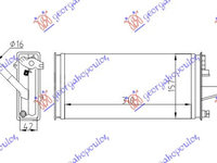 RADIATOR INCALZIRE HABITACLU (M) +/-ΑC (310x157) 89- TIP VALEO (CU/COMUTATOR APA) - IVECO DAILY 90-00, IVECO, IVECO DAILY 90-00, 040406500