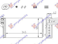 RADIATOR INCALZIRE HABITACLU (M) +/-ΑC (348x180) - VW LT 98-06, VW, VW LT 98-06, 066306500