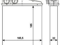 RADIATOR INCALZIRE HABITACLU MERCEDES A CLASS W169