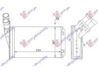 Radiator Incalzire (M) Bnz-Diesel (234x157) Tip Valeo pentru Citroen Zx 94-97