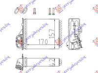 Radiator incalzire (M) +/-?C (170x157) Dacia Sandero 2 / Sandero Stepway 2 2012-2013-2014-2015-2016 Produs NOU