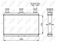 Radiator incalzitor BMW 5 (E60) 2003-2010 #3 06006341