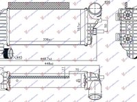 RADIATOR INTERCOOLER 1.5-1.6 TDCI/ECOnetic (336x157x62) - FORD FOCUS C-MAX 14-, FORD, FORD FOCUS C-MAX 14-, PEUGEOT, PEUGEOT EXPERT 07-16, Partea frontala, Radiator Intercooler, 321106200