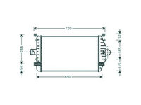 RADIATOR INTERCOOLER 1.9 TDI-2.2 TD DIESEL RENAULT LAGUNA 98-00 / RENAULT ESPACE 92-03 cod origine 6025310508