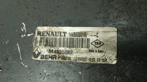 Radiator intercooler 144960001r 2.0 dci M9R Renault Laguna 3 [2007 - 2011]
