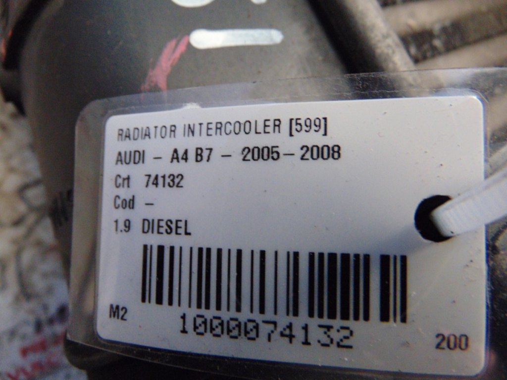 RADIATOR INTERCOOLER AUDI - A4 B7 - 2005