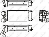 Radiator intercooler CITROËN C4 Grand Picasso I UA NRF 30191