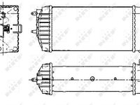 Radiator intercooler CITROËN XSARA PICASSO N68 NRF 30278