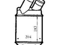 Radiator intercooler DACIA LOGAN (LS_) NRF 30832