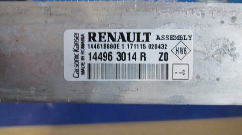 Radiator intercooler dacia-renault 144963014R / 14461B680E