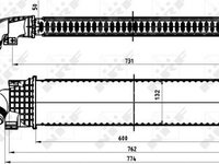 Radiator intercooler FORD FOCUS C-MAX NRF 30870