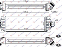 Radiator intercooler FORD TRANSIT 06-13 FORD TRANSIT 13- FORD TRANSIT/TOURNEO CUSTOM 13-18
