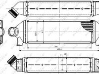 Radiator intercooler FORD TRANSIT bus FD FB FS FZ FC NRF 30887