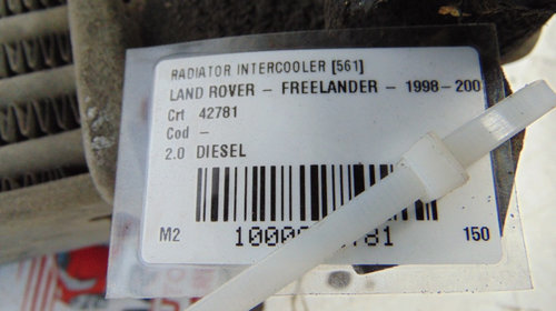 Radiator intercooler Land Rover Freelander 1 din 2001, motor 2.0 Diesel