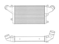 Radiator intercooler MITSUBISHI CANTER platou / sasiu FB FE FG NRF 30776