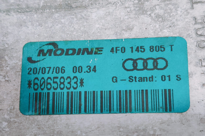 Radiator Intercooler Modine 2.7 tdi 4F01
