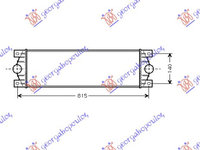 Radiator intercooler motorina -03 NISSAN INTERSTAR 02-09 OPEL MOVANO 98-09 RENAULT MASTER/MASCOTT 98-09