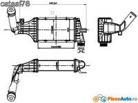 Radiator intercooler opel astra g 2.0 dti