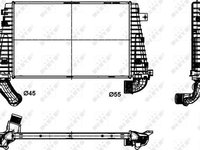 Radiator intercooler OPEL ASTRA H combi L35 NRF 30300