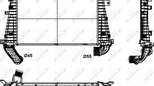 Radiator intercooler OPEL ASTRA H combi L35 N