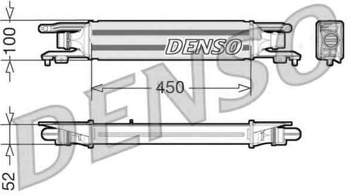Radiator intercooler OPEL CORSA D DENSO DIT20