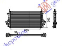 Radiator intercooler OPEL INSIGNIA 08-13 OPEL INSIGNIA 13-17 SAAB 9.5 10- cod 13241751