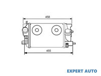 Radiator intercooler Opel MERIVA B 2010-2016 #3 1302142