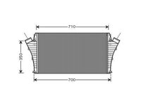 Radiator intercooler OPEL SIGNUM 2003->2008 pentru 2.0 DTI (F48)-74 KW