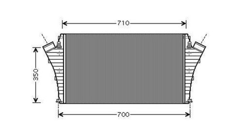 Radiator intercooler OPEL VECTRA C 2002->2008