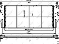 Radiator intercooler RENAULT LAGUNA II BG0/1 NRF 30432