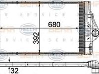 Radiator intercooler RENAULT LAGUNA II BG0/1 HELLA 8ML 376 723-221